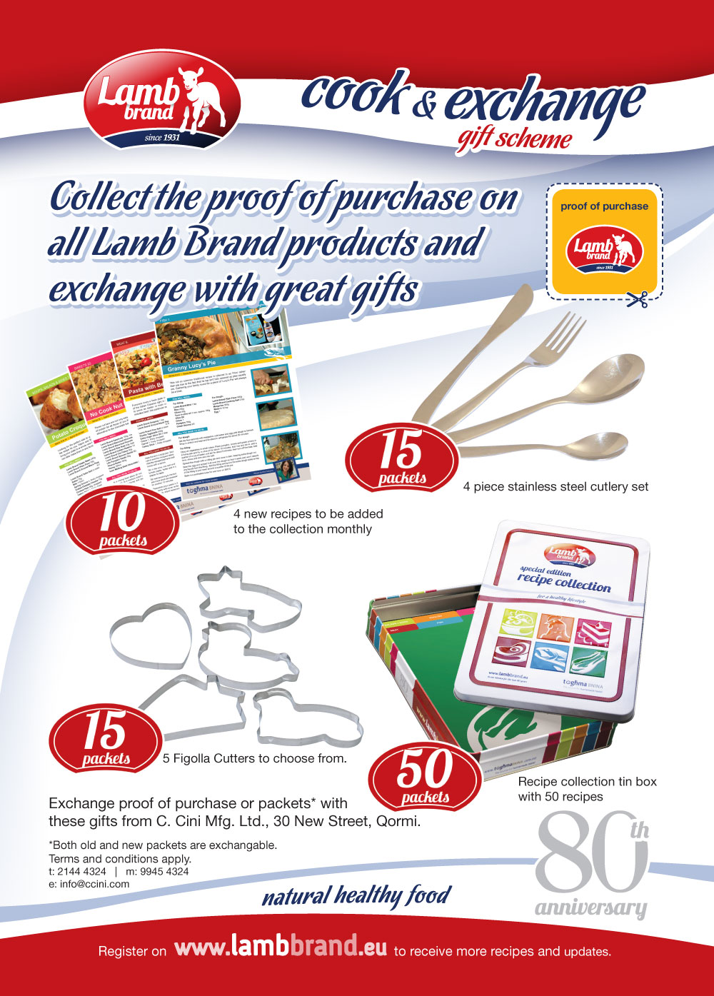 Cook & Exchange Gift Scheme